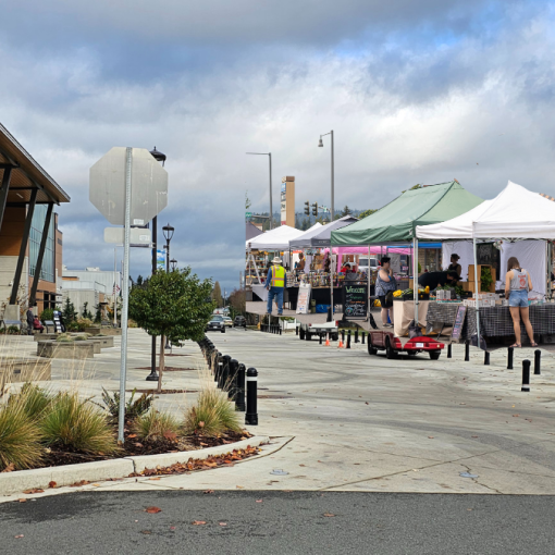 vendors at the Marysville Farmers Market